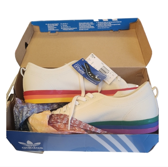 Brand New Adidas Nizza Pride Shoes - Picture 3 of 5